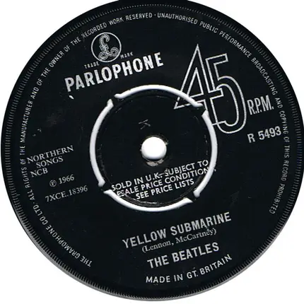 The Beatles - Eleanor Rigby / Yellow Submarine