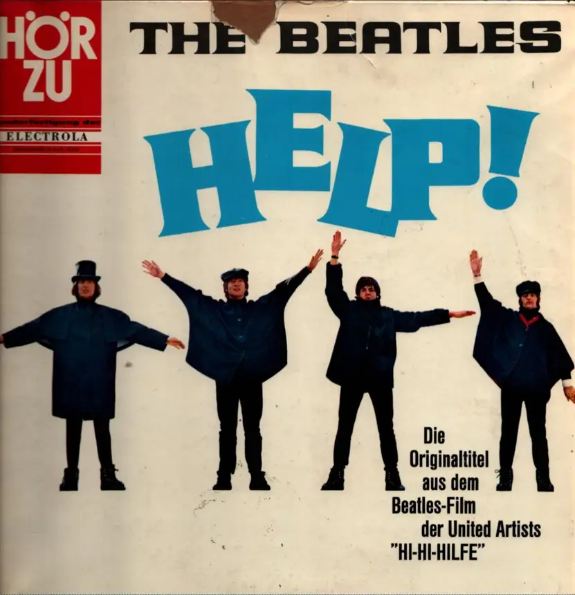 稀少イタリア1st最高Mono轟音HelpヘルプビートルズBeatlesレコード