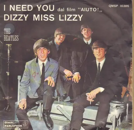 The Beatles - I Need You / Dizzy Miss Lizzy