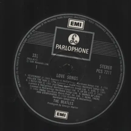The Beatles - Love Songs