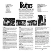 Double LP - The Beatles - Past Masters Volumes One & Two - Mono