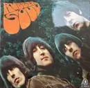 LP - The Beatles - Rubber Soul - Orange Text, No circle