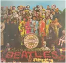 LP - The Beatles - Sgt. Pepper's Lonely Hearts Club Band - cut-out card red/gold odeon