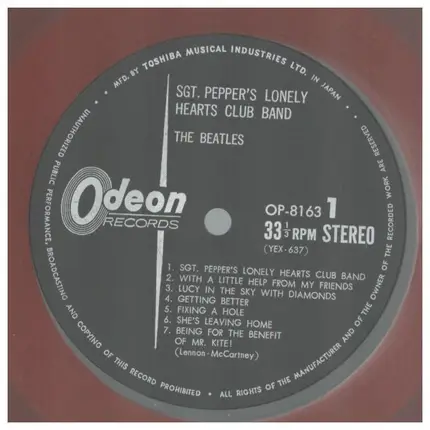 The Beatles - Sgt Pepper's Lonely Hearts Club Band