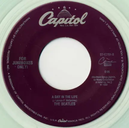 The Beatles - Sgt. Pepper's Lonely Hearts Club Band / With A Little Help From My Friends / A Day In The Life