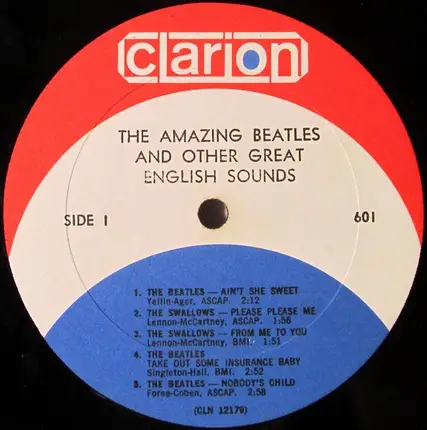 The Beatles , Tony Sheridan , The Swallows - The Amazing Beatles & Other Great English Group Sounds