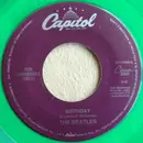 7inch Vinyl Single - The Beatles - Birthday / Taxman - Green Translucent, Jukebox