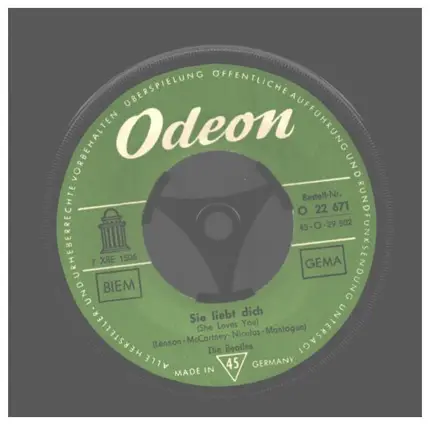 The Beatles - Komm Gib Mir Deine Hand / Sie Liebt Dich