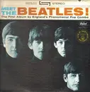 LP - The Beatles - Meet The Beatles! - RED CAPITOL LABELS