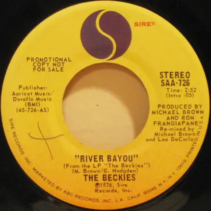 The Beckies - River Bayou