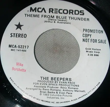 The Beepers - Theme From Blue Thunder (Dance Version)