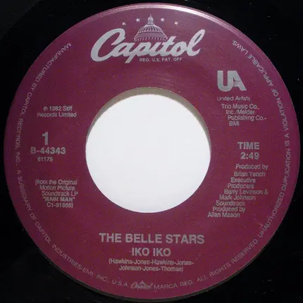 The Belle Stars / Hans Zimmer - Iko Iko
