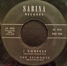 The Belmonts - I Confess / Hombre