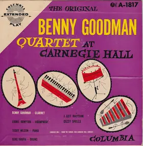 Benny Goodman - Benny Goodman Quartet At Carnegie Hall