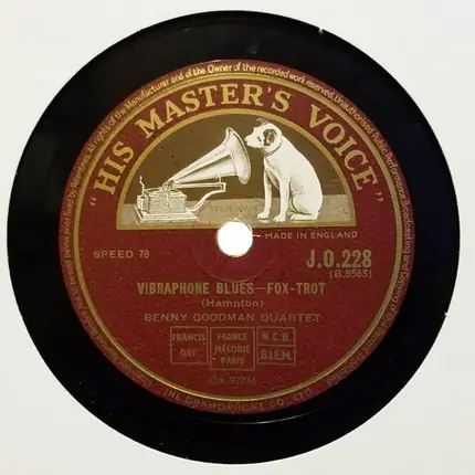 The Benny Goodman Quartet - Tea For Two / Vibraphone Blues