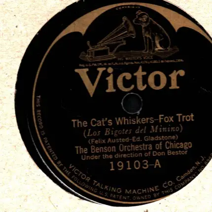 The Benson Orchestra Of Chicago - The Cat's Whiskers / In A Tent