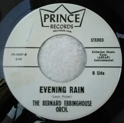 The Bernard Ebbinghouse Orchestra - Danyel's Theme / Evening Rain