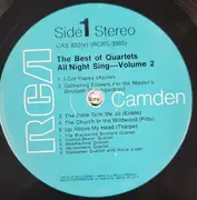 LP - The Best Of Quartets - All-Night Sing, Vol. 2