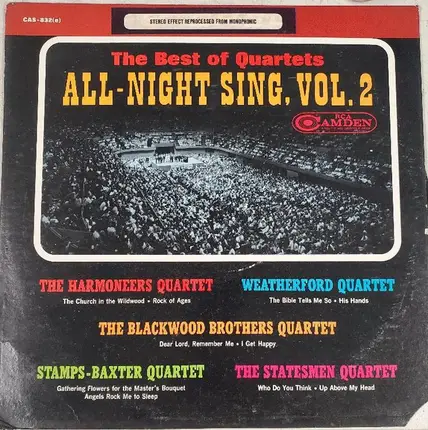 The Best Of Quartets - All-Night Sing, Vol. 2