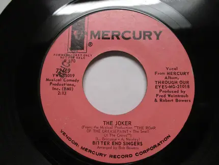 The Bitter End Singers - The Joker / King Lonely The Blue