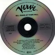 CD - The Bill Evans Trio - At Town Hall ....... Volume One