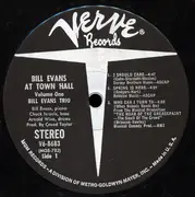 LP - Bill Evans Trio - At Town Hall, Volume One - Gatefold