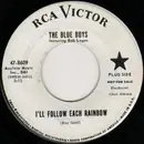 7inch Vinyl Single - The Blue Boys - I'll Follow Each Rainbow / I Hear Little Rock Calling