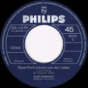 7inch Vinyl Single - The Blue Diamonds - Ganz Paris Träumt Von Der Liebe