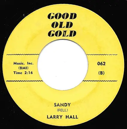 The Blue Jays / Larry Hall - Lover's Island / Sandy