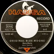 7inch Vinyl Single - The Blue Moons - Mary-Maria