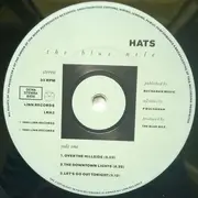 LP - The Blue Nile - Hats - Debossed stamp, back cover: ▷◁