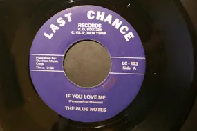 The Blue Notes - If You Love Me / There's Something In Your Eyes, Eloise