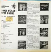 LP - The Blue Ridge Quartet - Songs We Can't Stop Singing