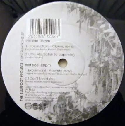 Bluefoot Project - Observations