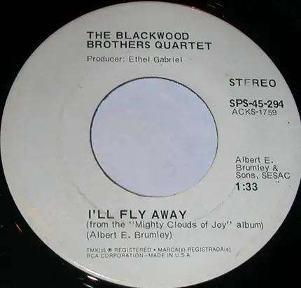 The Blackwood Brothers Quartet - Mighty Clouds Of Joy