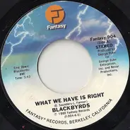 The Blackbyrds - WHAT WE HAVE IS RIGHT