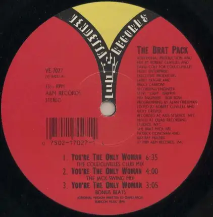 The Brat Pack - You're The Only Woman
