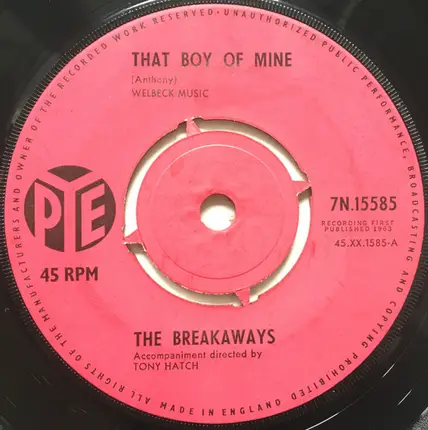 The Breakaways - That Boy Of Mine