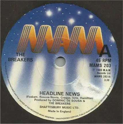 The Breakers - Headline News