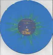 12inch Vinyl Single - The Brian Jonestown Massacre - Just Like Kicking Jesus - Blue With Yellow Splatter