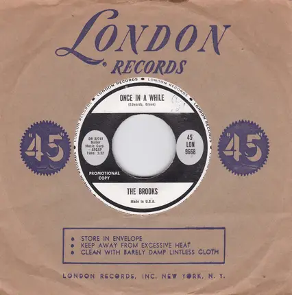 The Brooks - Once In A While / Poor Poor Plan