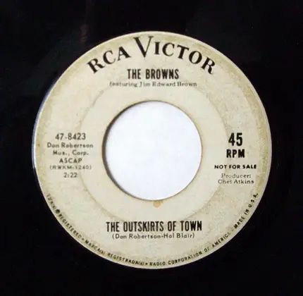 The Browns Featuring Jim Ed Brown - Everybody's Darlin', Plus Mine