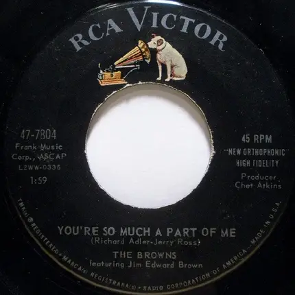 The Browns - Send Me The Pillow You Dream On