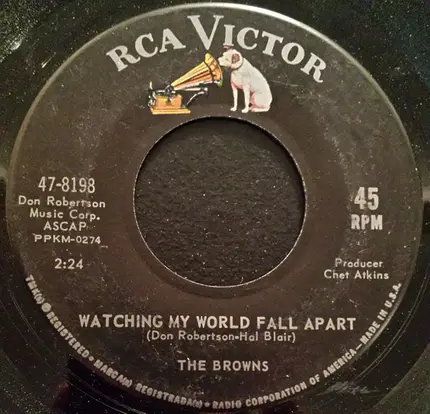 The Browns - The Twelfth Rose / Watching My World Fall Apart