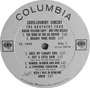 LP - The Brothers Four - Cross-Country Concert