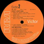 LP - The Brothers - Don't Stop Now