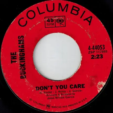 The Buckinghams - Don't You Care