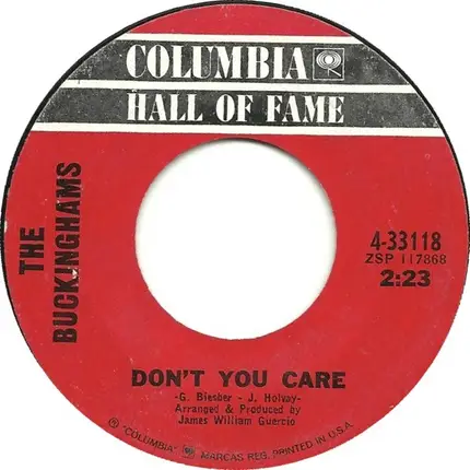 The Buckinghams - Don't You Care