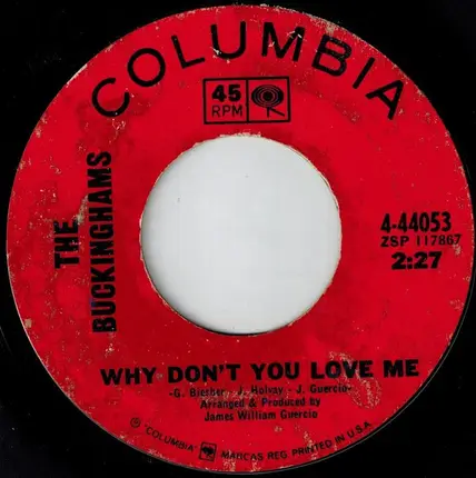 The Buckinghams - Don't You Care