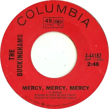 The Buckinghams - Mercy, Mercy, Mercy